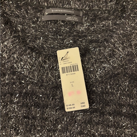 Anthropologie Charcoal Knit Sweater - Picture 4 of 5
